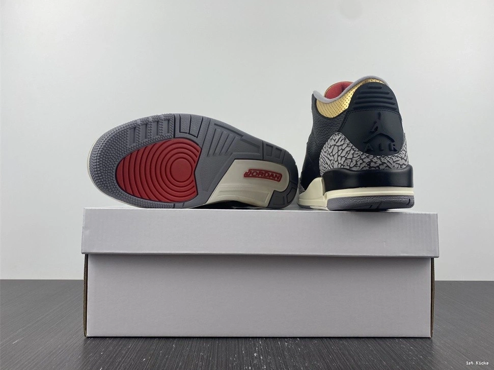 WMNS Jordan Gold 3 Air CK9246-067 Black 1004